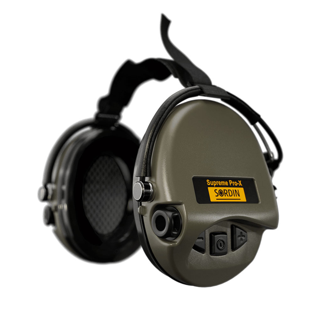 Sordin - Aktywne ochronniki słuchu Supreme Pro-X - Nakarkowe - Zielone - 76302-X-G-S - obrazek 4